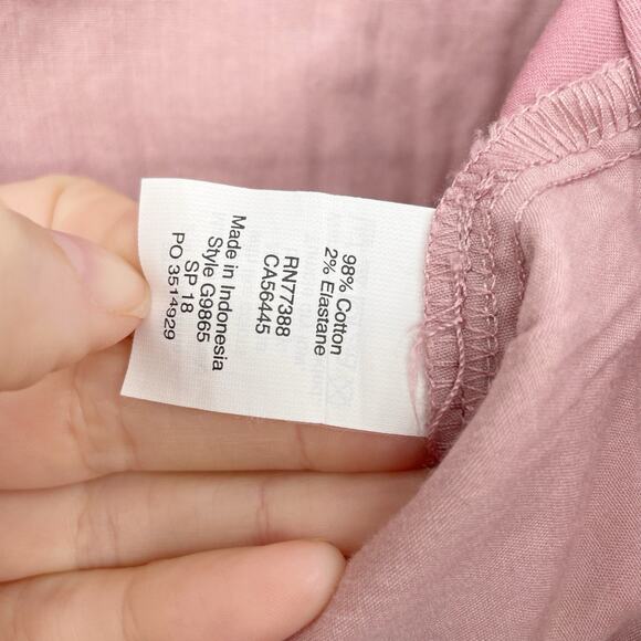 J.Crew Capri Chino Pant Pocket Trousers Cotton Size 2 Pink Rose - Picture 4 of 6